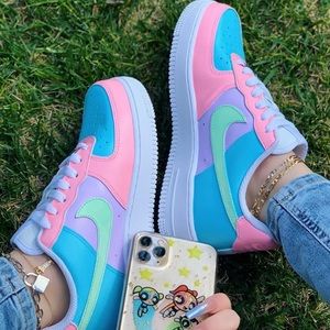 custom girl air forces